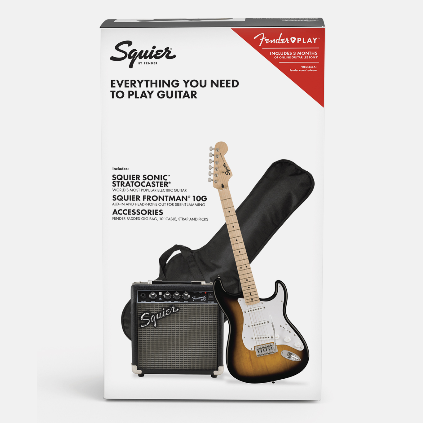 Fender Squier Sonic Stratocaster Pack MN 2TS
